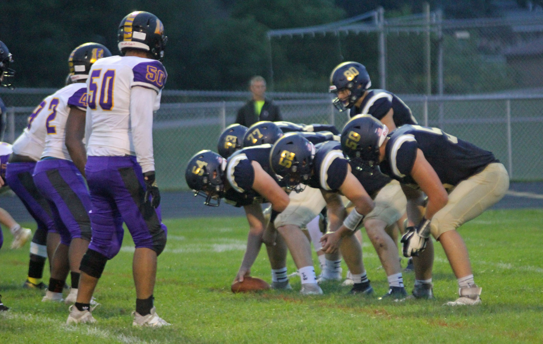 Baraboo offensive line